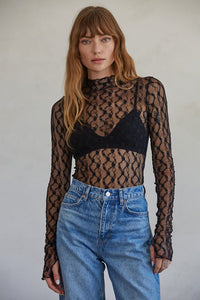 All Lace Long Sleeve Top
