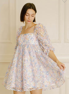 Pastel Multi Floral Babydoll Dress